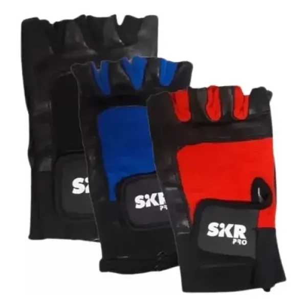 GUANTES  FITNESS PRO CUERO