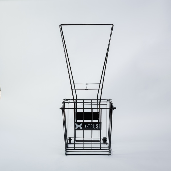 Canasto carrito recolector X-Trust para 70 pelotas