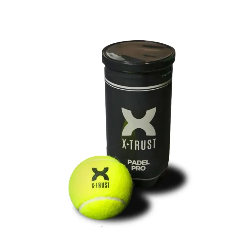 Tubo de Pelotas X-Trust PADEL PRO X2 Color Amarillo