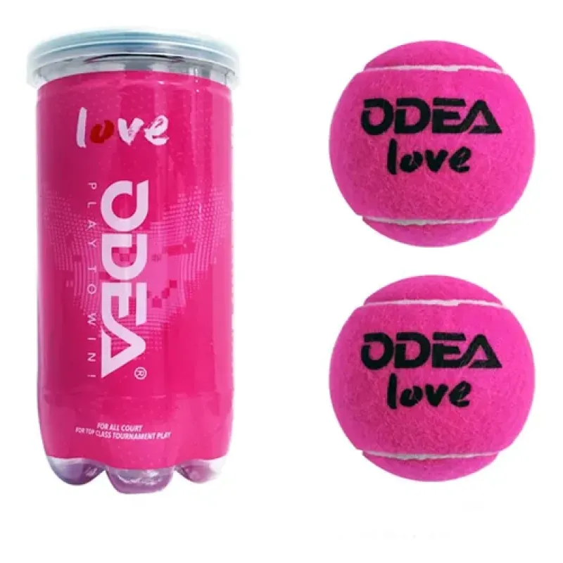 Tubo Pelotas Odea Padel Love Fucsia X2 Balls Tenis
