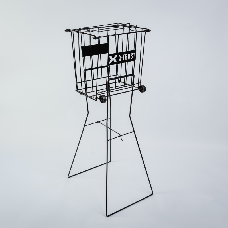Canasto carrito recolector X-Trust para 70 pelotas
