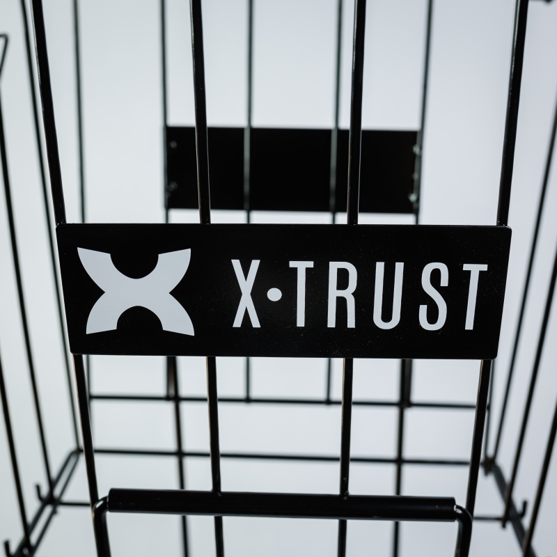 Canasto carrito recolector X-Trust para 70 pelotas