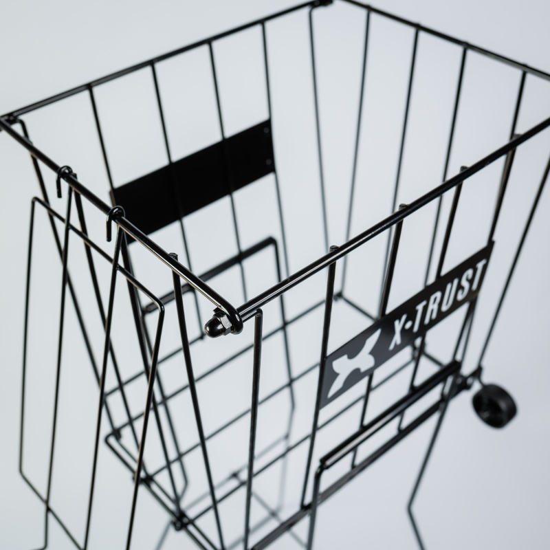 Canasto carrito recolector X-Trust para 70 pelotas