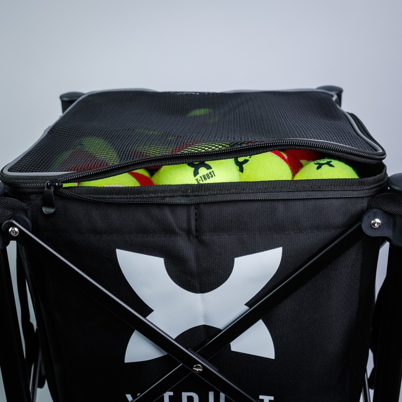 Canasto X-trust Tela Con Ruedas 160 Pelotas Tenis Padel