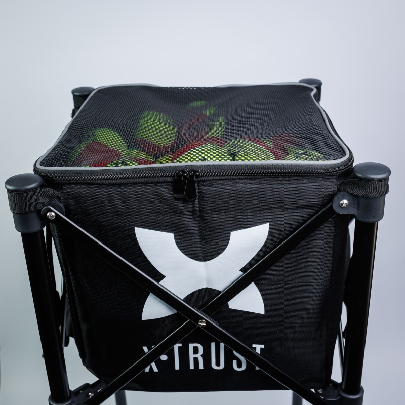 Canasto X-trust Tela Con Ruedas 160 Pelotas Tenis Padel
