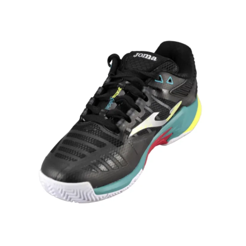 Zapatilla Joma Padel Open Negras/Verdes