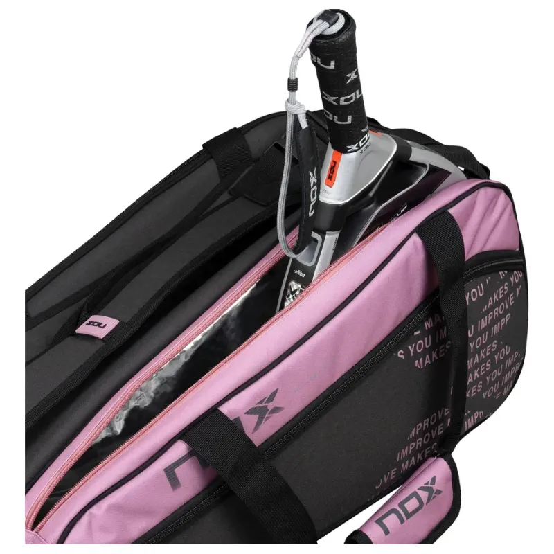 Bolso Paletero Nox Street Series Gris/Rosa BPSTGRPI - 45 Litros