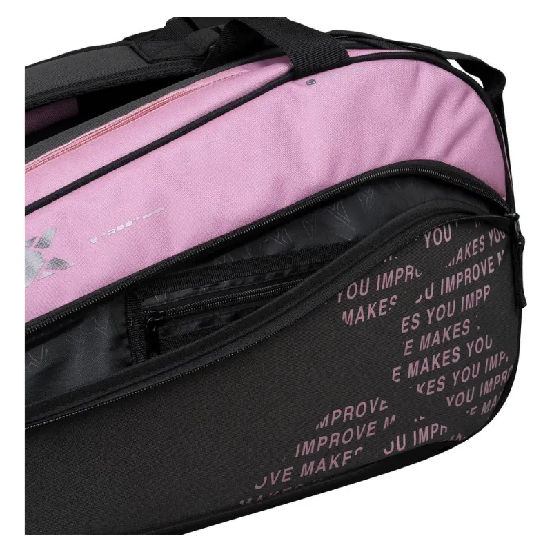 Bolso Paletero Nox Street Series Gris/Rosa BPSTGRPI - 45 Litros